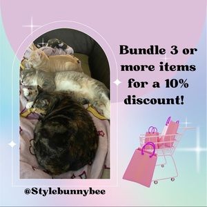 💗Bundle 3 or more items for a 10% discount!💗